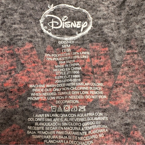 Disney Mickey Mouse Medium T-shirt Gray - Picture 5 of 5
